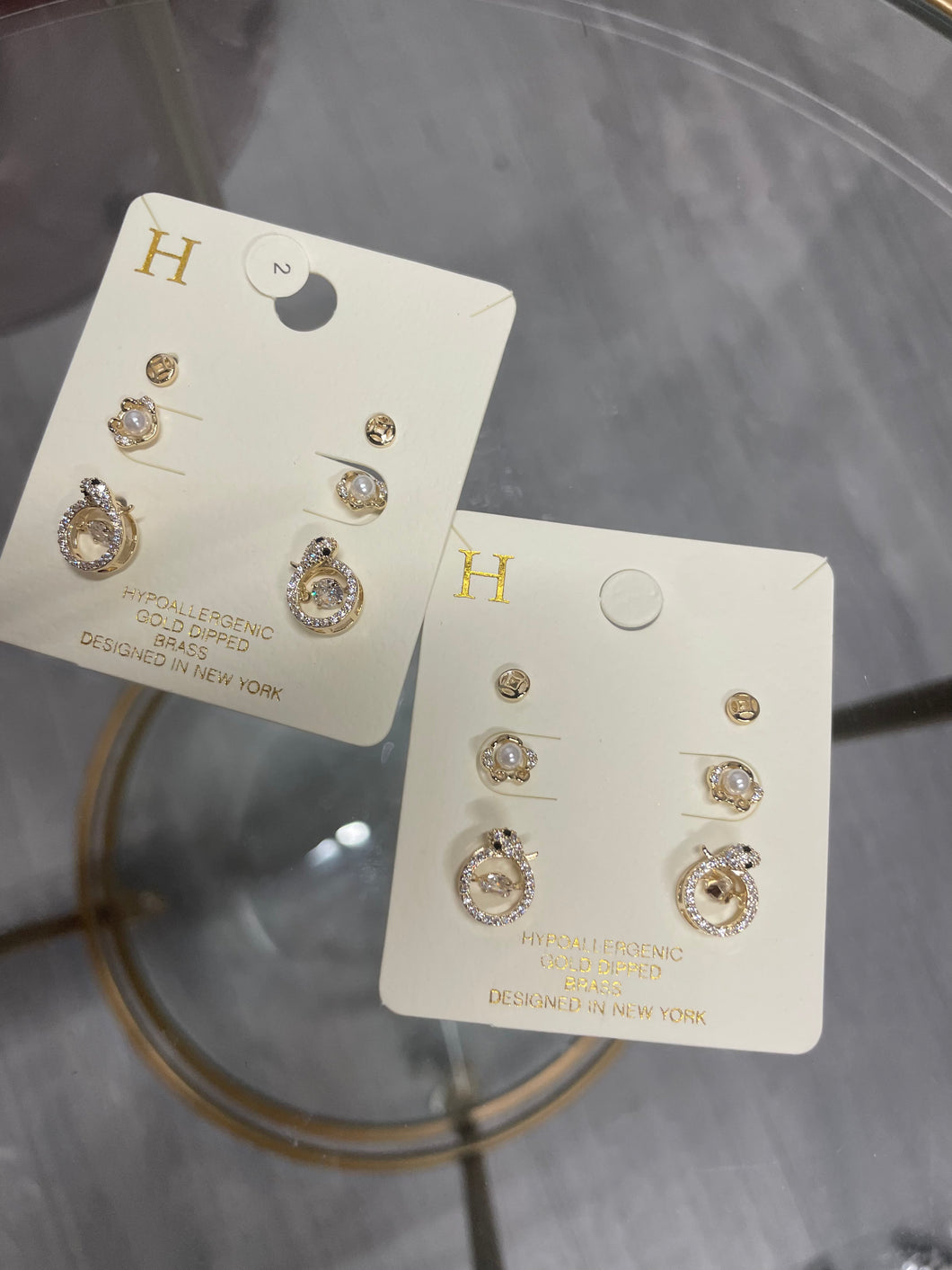 Round 3 pack Earrings