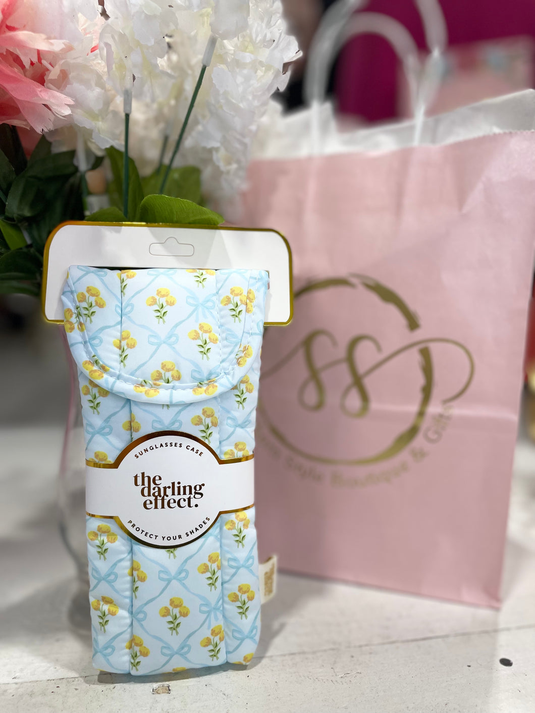 Sunglasses Case-Marigold Lane Blue