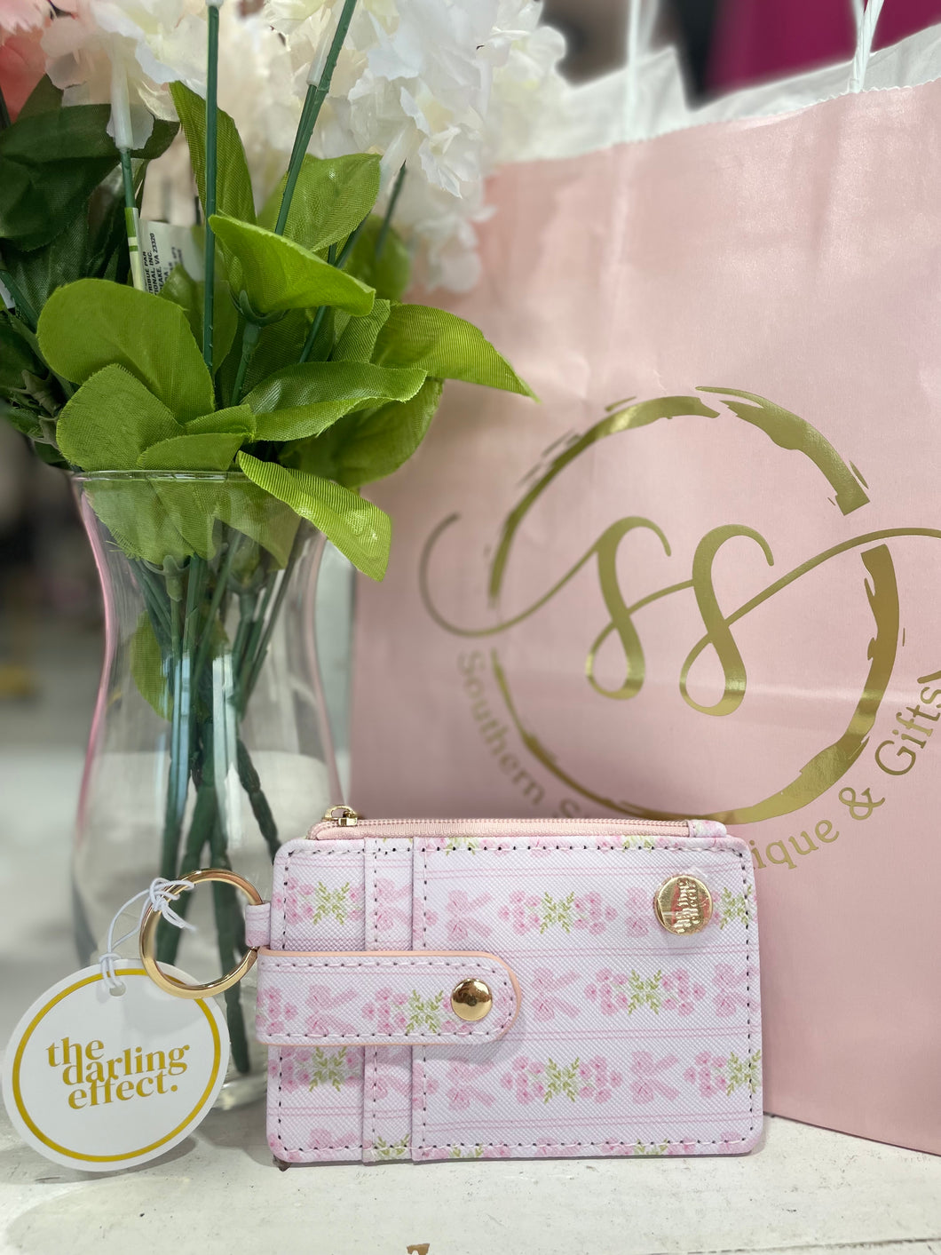 Keychain Wallet-Oh So Fancy Pink