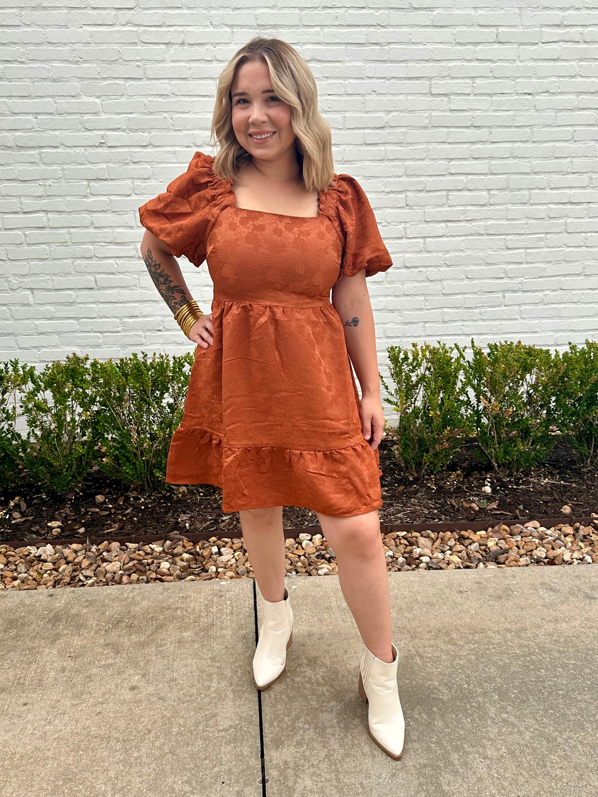 knee length dresses for ladies Maddie Mini Dress – Retrofete main image 0