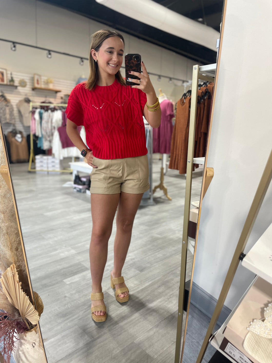 The Livvy Red Top