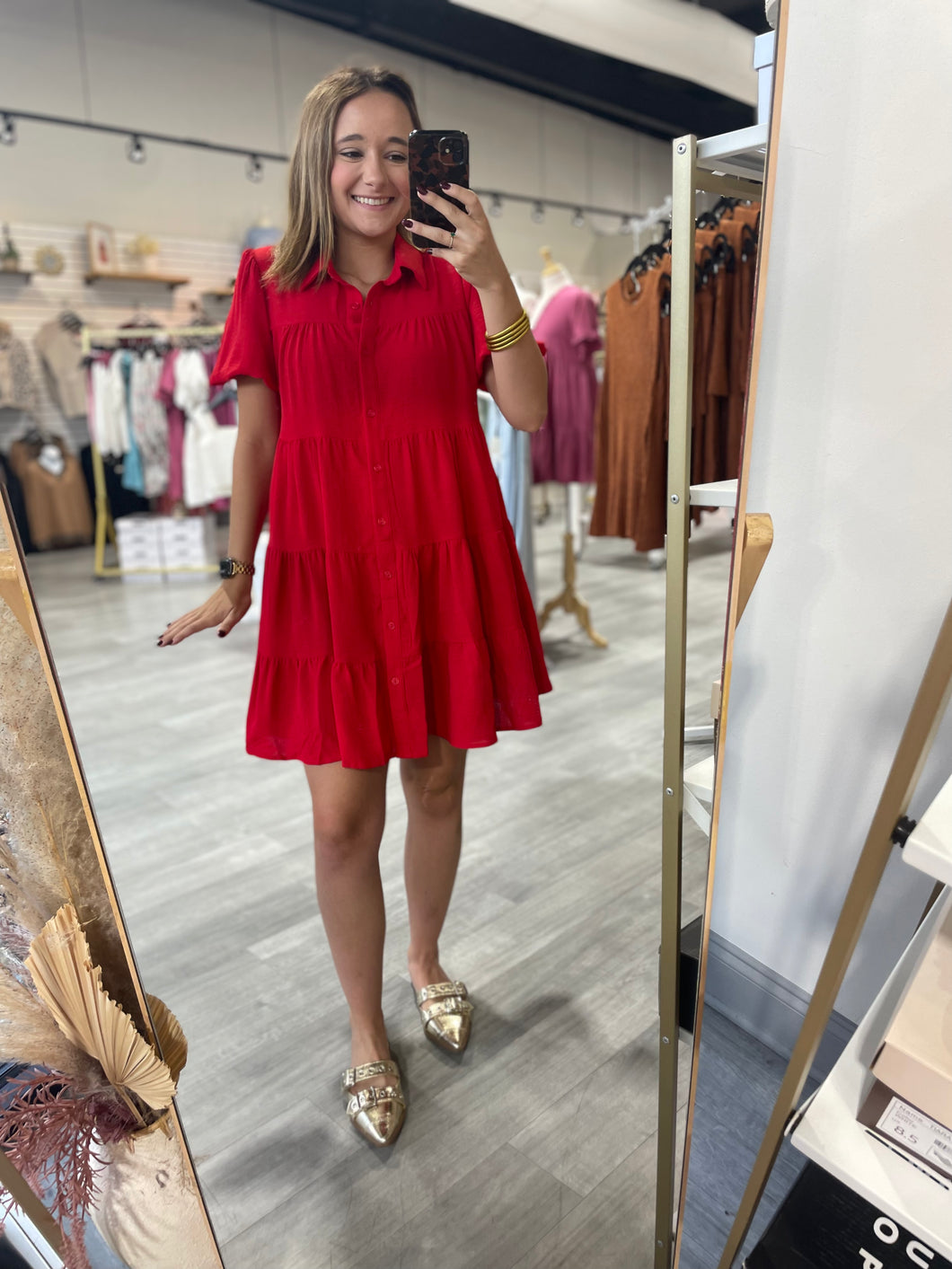 Sassy & Classy Red Dress