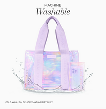 Load image into Gallery viewer, Jelly Tote Beach Bag - Iridescent
