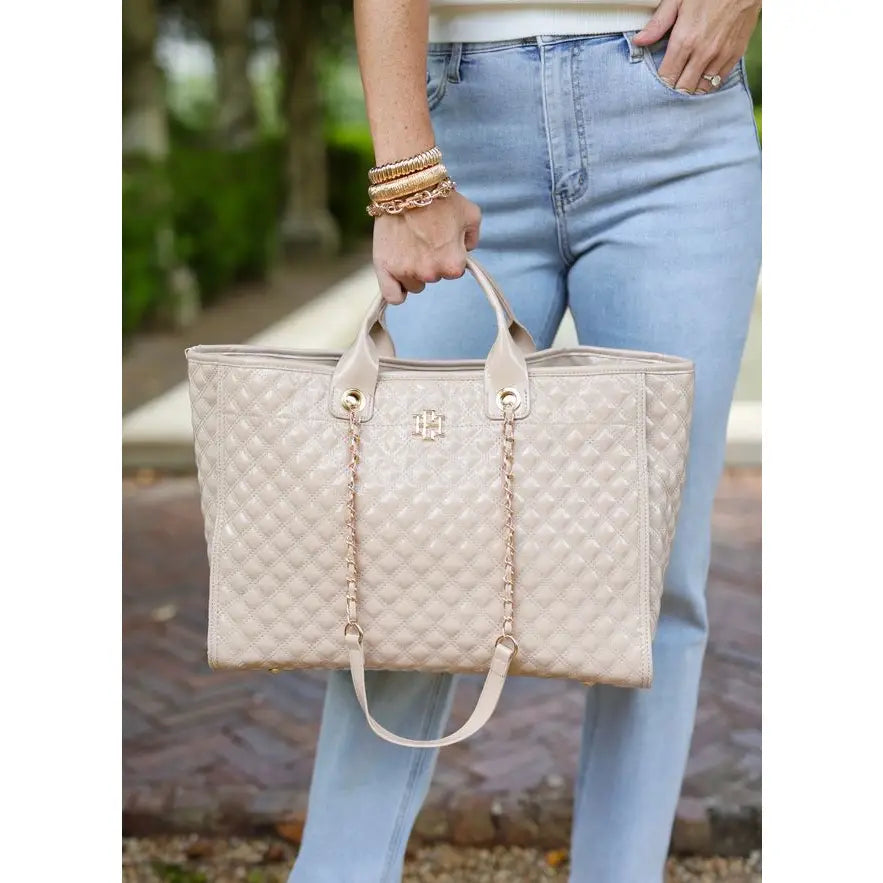 Melissa Tote Bag Nude Patent Sq