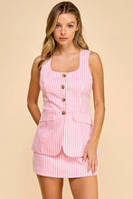 Load image into Gallery viewer, Round Neckline sleeveless Romper: BLACK/WHITE / M
