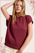 Load image into Gallery viewer, JCS3598-Loose Fit Sleeveless Ribbed Knit Crew Mock Neck Top: Hot Choco / L
