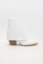 Load image into Gallery viewer, BLAZE Fold Over Western Ankle Booties with Minimal Pointed T: TAUPE / A12
