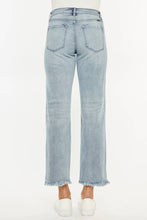 Load image into Gallery viewer, HIGH RISE STRAIGHT FIT JEANS-KC20011L: LIGHT / 7/27

