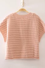Load image into Gallery viewer, 12W3719N-Waffle Texture Crop Cardigan: CREAM / S-M-L/2-2-2
