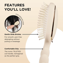 Load image into Gallery viewer, Detangler Hair Brush For Medium Hair - Tan
