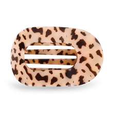 Load image into Gallery viewer, Round Flat Hair Clip - Medium - Blonde Tortoise
