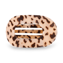 Load image into Gallery viewer, Round Flat Hair Clip - Small - Blonde Tortoise
