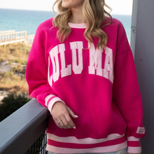 Load image into Gallery viewer, LULU MAC Hot/Light Pink Stitch Sweatshirt
